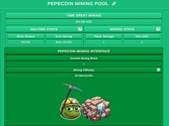 ເກມ Pepecoin Miner Idle Simulator