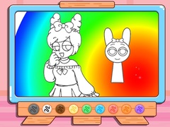 ເກມ Coloring Book: Pinki Sprunki Makeover