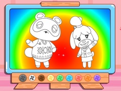 ເກມ Coloring Book: Animal Crossing