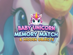 ເກມ Baby Unicorn Memory Match & Hidden Objects