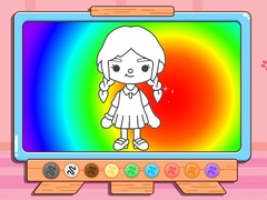 ເກມ Coloring Book: Toca Boca Girl