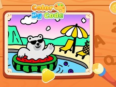 ເກມ Color By Code: Polar Bear