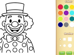 ເກມ Clown Coloring Book