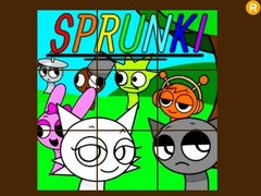 ເກມ Sprunki Sliding Puzzle
