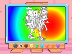 ເກມ Coloring Book: Brainrot Animals Merge