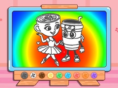 ເກມ Coloring Book: Cappuccina Assassino Love Story