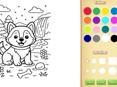ເກມ Dog Coloring Book