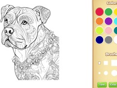 ເກມ Dog Coloring Book for Adults