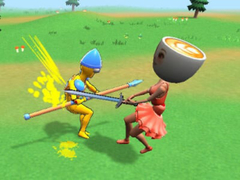 ເກມ Ragdoll Arena! Fun Spear Battle!