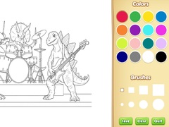 ເກມ Dinosaur Coloring Book For Kids
