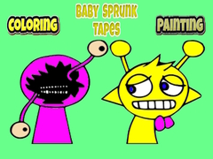 ເກມ Coloring Baby Sprunk tapes Painting
