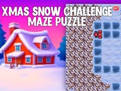 ເກມ Xmas Snow Challenge Maze Puzzle