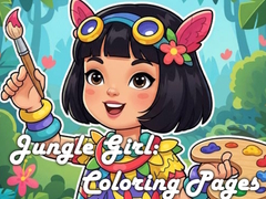 ເກມ Jungle Girl: Coloring Pages