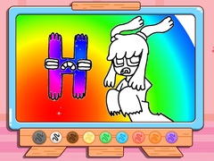 ເກມ Coloring Book: Alphabet Lore H