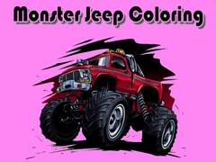 ເກມ Monster Jeep Coloring