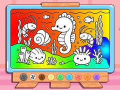 ເກມ Coloring Book: Kawaii Sea Animals