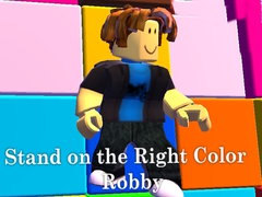ເກມ Stand on the Right Color Robby