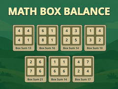 ເກມ Math Box Balance