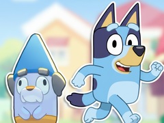 ເກມ Jigsaw Puzzle: Bluey & Bingo Obstacle Course