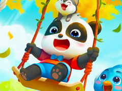 ເກມ Jigsaw Puzzle: Baby Panda Autumn Picnic Friends