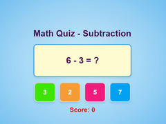 ເກມ Math Quiz - Subtraction