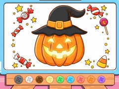 ເກມ Coloring Book: Halloween Pumpkin