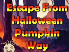 ເກມ Escape From Halloween Pumpkin Way