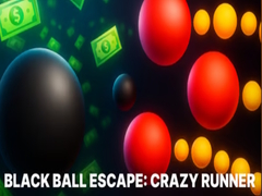 ເກມ Black Ball Escape: Crazy Runner