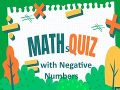 ເກມ Maths Quiz with Negative Numbers
