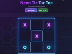 ເກມ Neon Tic-Tac-Toe