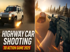 ເກມ Highway Car Shooting 3D Action Game 2025