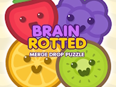 ເກມ Brain Rotted Merge Drop Puzzle