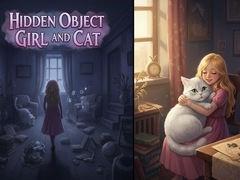 ເກມ Hidden Object - Girl and Cat
