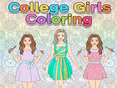 ເກມ College Girls Coloring