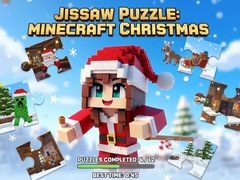 ເກມ Jigsaw Puzzle: Minecraft Christmas