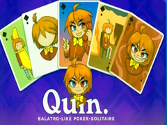 ເກມ Quin. Balatro-like poker-solitaire