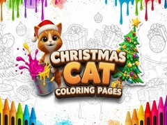 ເກມ Christmas Cat Coloring Pages