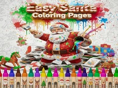 ເກມ Easy Santa Coloring Pages