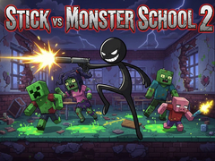 ເກມ Stick vs Monster School 2