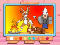 ເກມ Coloring Book: 99 Nights In The Forest