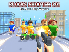 ເກມ Blocks Shooter 3D! Run, Shoot, Merge Weapons!