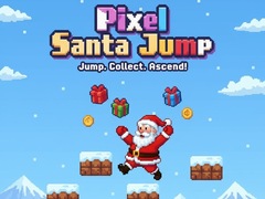 ເກມ Pixel Santa Jump