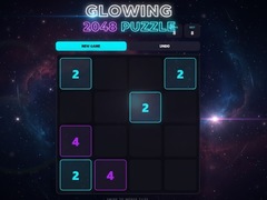 ເກມ Glowing 2048 Puzzle