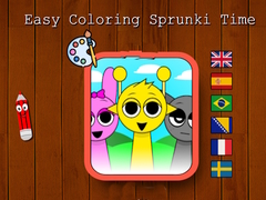 ເກມ Easy Coloring Sprunki Time