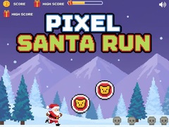 ເກມ Pixel Santa Run