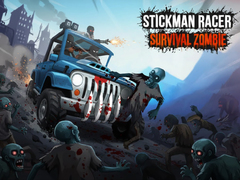 ເກມ Stickman Racer Survival Zombie
