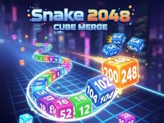 ເກມ Snake 2048: Cube Merge