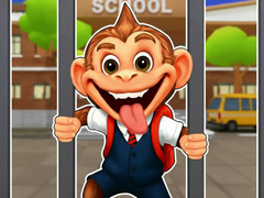 ເກມ Jigsaw Puzzle: Monkey Student School Prank