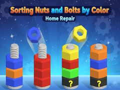 ເກມ Sorting Nuts and Bolts by Color: Home Repair