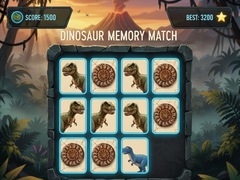 ເກມ Dinosaur Memory Match